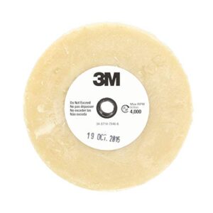 3M Stripe Off Wheel – Adhesive Remover – Eraser Wheel – Removes Decals, Stripes, Vinyl, Tapes and Graphics – 4” diameter x 5/8” thick – 07499 – Pack of 1