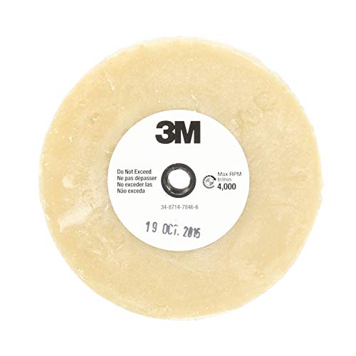 3M Stripe Off Wheel – Adhesive Remover – Eraser Wheel – Removes Decals, Stripes, Vinyl, Tapes and Graphics – 4” diameter x 5/8” thick – 07499 – Pack of 1
