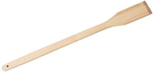 winco wooden stirring paddle, 36-inch, medium, brown