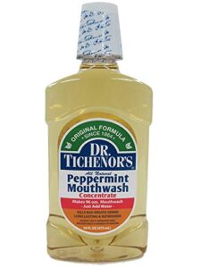 dr. tichenor’s peppermint mouthwash, 16 fl oz
