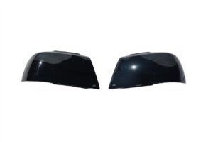 auto ventshade (avs) 37502 dark smoke headlight covers for 1994-2001 dodge ram 1500, 1994-2002 ram 2500 & 3500, black