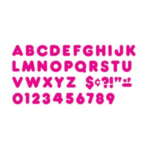 TREND enterprises, Inc. Deep Pink 2" Casual Uppercase Ready Letters