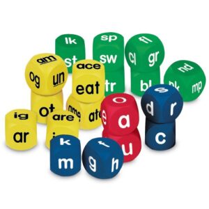 learning resources phonics cubes class set, set of 18