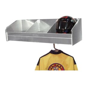 pit pal products 332 42.75″ x 12″ x 15″ 3-bay helmet shelf