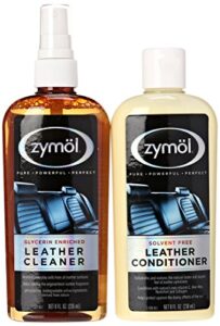 zymol z-507 leather cleaner and z-509 leather conditioner (8 ounce each)