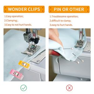 MumCraft Multipurpose Sewing Clips with Tin Box Package, Assorted Colors, Pack of 100