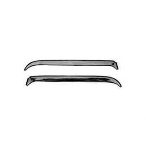 Auto Ventshade [AVS] Ventshade / Rain Guards | Stainless Steel Finish, 2 pc | 12059 | Fits Most 1973 - 1991 GM Full Size Trucks and SUV's