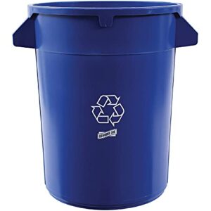 genuine joe heavy-duty trash container, 32 gal