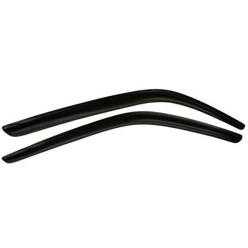 Auto Ventshade [AVS] Ventvisor / Rain Guards | Outside Mount, Smoke Color, 2 pc | 92419 | Fits 2000 - 2007 Ford Focus ZX3 Coupe (Includes Hatchback)