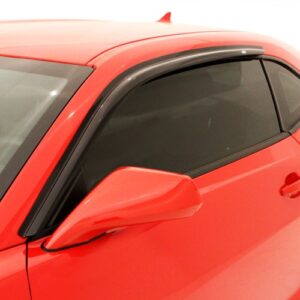 Auto Ventshade [AVS] Ventvisor / Rain Guards | Outside Mount, Smoke Color, 2 pc | 92419 | Fits 2000 - 2007 Ford Focus ZX3 Coupe (Includes Hatchback)