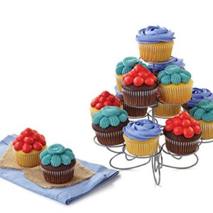 Wilton Cupcakes 'N More Small Cupcake Stand - Metal Dessert Stand