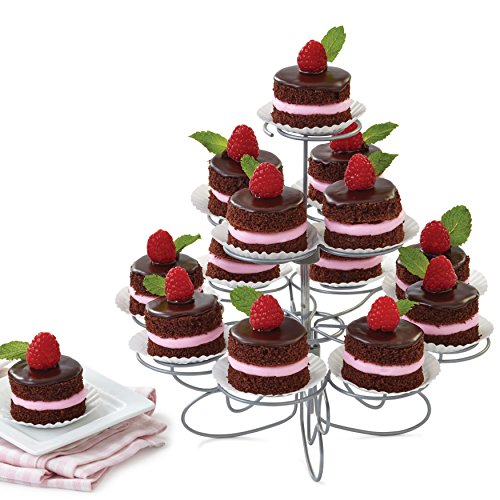 Wilton Cupcakes 'N More Small Cupcake Stand - Metal Dessert Stand