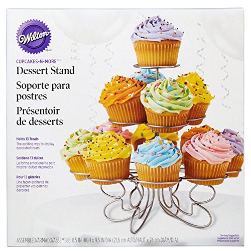 Wilton Cupcakes 'N More Small Cupcake Stand - Metal Dessert Stand