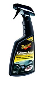 meguiar’s g4016eu supreme shine hi-gloss interior dash & trim protectant 473ml. superior uv protection