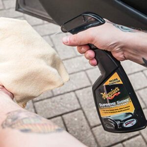 Meguiar's G4016EU Supreme Shine Hi-Gloss Interior Dash & Trim Protectant 473ml. Superior UV Protection