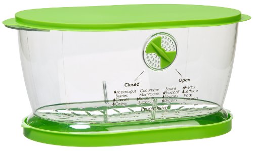 Prep Solutions by Progressive Lettuce Keeper Produce Storage Container, 4.7 Quarts