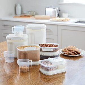 Sistema Bake It Food Storage for Baking Ingredients, Powdered Sugar Container 6.6 Cups