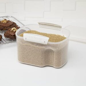 Sistema Bake It Food Storage for Baking Ingredients, Powdered Sugar Container 6.6 Cups