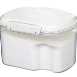 Sistema Bake It Food Storage for Baking Ingredients, Powdered Sugar Container 6.6 Cups