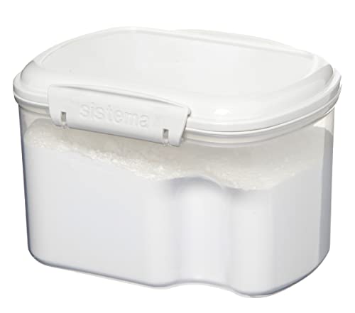 Sistema Bake It Food Storage for Baking Ingredients, Powdered Sugar Container 6.6 Cups