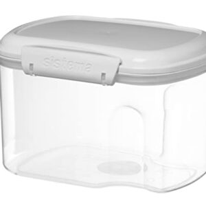 Sistema Bake It Food Storage for Baking Ingredients, Powdered Sugar Container 6.6 Cups