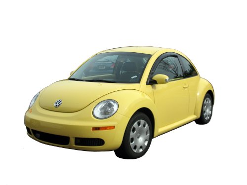 Auto Ventshade [AVS] Ventvisor / Rain Guards | Outside Mount, Smoke Color, 2 pc | 92034 | Fits 1998 - 2010 Volkswagen Beetle