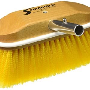 Shurhold 308 8" Window and Hull Brush with Soft Yellow Polystyrene Bristles