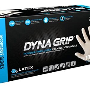 SAS Safety 650-1005 Dyna Grip Exam Grade Glove, XX-Large, 100-Pack