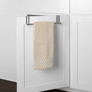 Spectrum Diversified Door Bar No-Installation Kitchen, Cabinet Rack With Padded Brackets, Bathroom Towel Stand, Brushed Nickel