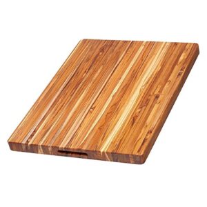 teakhaus edge grain carving board w/hand grip (rectangle) | 24″ x 18″ x 1.5″