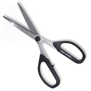 CANARY Non-Stick Teflon Fluorine Coating Scissors Anti Adhesive Long Blade Black