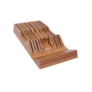 shun bambootray in drawer knife tray, 11-slot