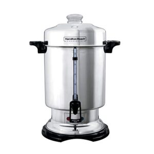 hamilton beach commercial stainless steel coffee urn, 60 cup capacity d50065