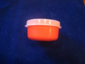 tupperware red smidget container