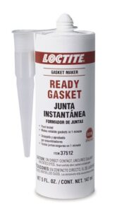 loctite ready gasket – 1-minute flange sealant & gasket maker for automotive: sensor-safe, high temp, low-odor | black, 190ml aerosol can (pn: 37512-494150)
