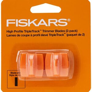 Fiskars 1968701001 Replacement Steel Blade Carriage for 12" Portable Trimmer (Pack of 2)