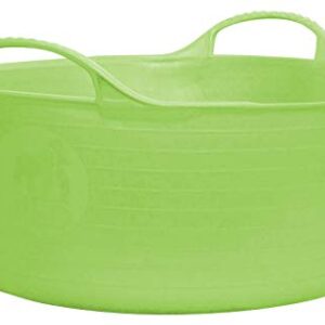 TubTrug SP15PST Shallow Pistacio Flex Tub, 15 Liter