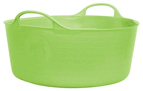 TubTrug SP15PST Shallow Pistacio Flex Tub, 15 Liter