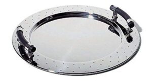 alessi michael graves round tray with handles