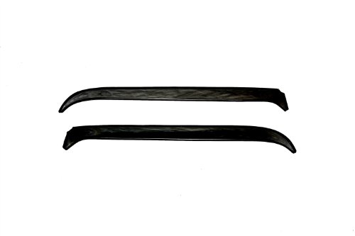 Auto Ventshade (AVS) 32071 Ventshade with Smooth Black Finish, 2-Piece Set for 1983-1992 Ford Ranger, 1984-1990 Bronco II