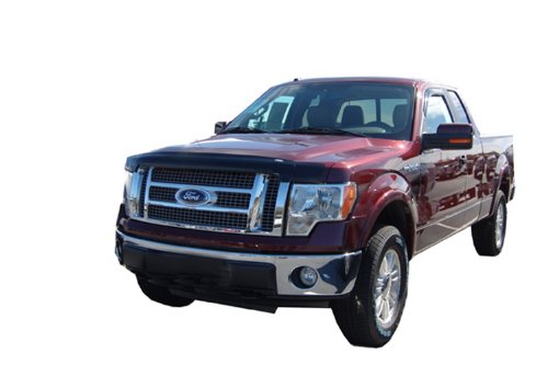 Auto Ventshade [AVS] Bugflector / Hood Shield | Dark Smoke | 23009 | 2009 - 2014 Ford F-150