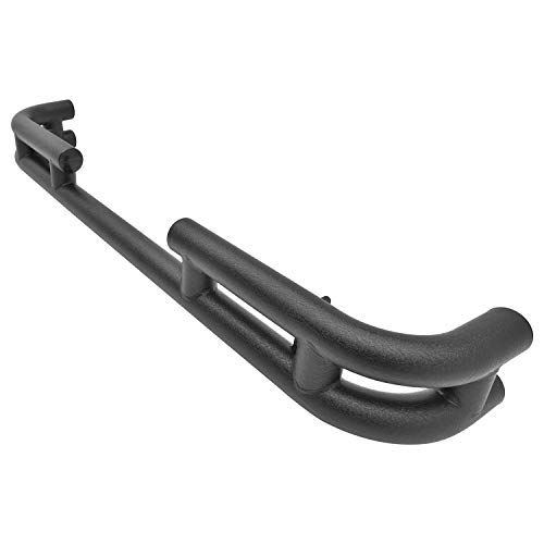 Smittybilt Tubular Jeep Rear Bumper in Textured Black Powder Coat (Black) - JB48-RT