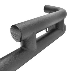 Smittybilt Tubular Jeep Rear Bumper in Textured Black Powder Coat (Black) - JB48-RT