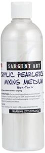 sargent art 22-8813 16-ounce pearlescent mixing medium
