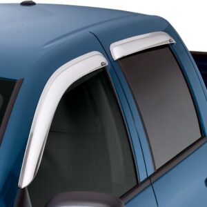 Auto Ventshade [AVS] Original Ventvisor / Rain Guards | Outside Mount, Chrome, 4 pc | 684738 | Fits 2004 - 2014 Ford F-150 SuperCab