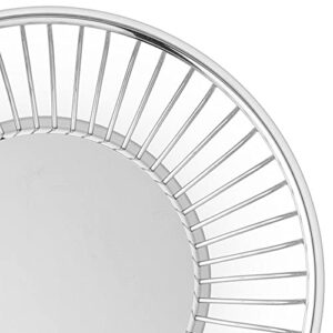 Alessi Round Wire Basket Silver, 6-Inch
