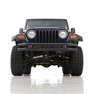 Smittybilt Tubular Jeep Front Bumper (Black) - JB44-FN