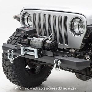 Smittybilt 76740D SRC Classic Front Bumper with D-Ring Mounts and Shackles for 1976-2006 Jeep® Wrangler TJ/YJ/LJ