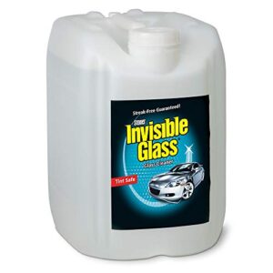 invisible glass 91167 5-gallon premium glass cleaner gives a streak-free shine on windows, windshields, and mirrors is residue and ammonia free and tint safe