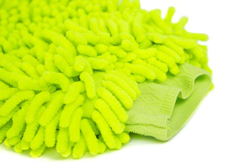 Zwipes Chenille Microfiber Premium Scratch-Free Car Wash Mitt, 2-Pack, Color may vary